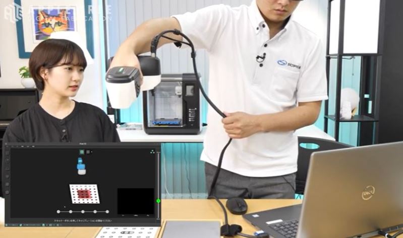 3Dスキャナー　キャリブレーション
